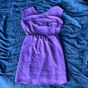 Open-back cap sleeve dress